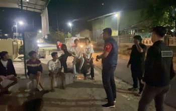 Cegah Kejahatan C3, Tim URC Presisi Satreskrim Polres Lampung Utara Sisir Titik Rawan pada Malam Hari