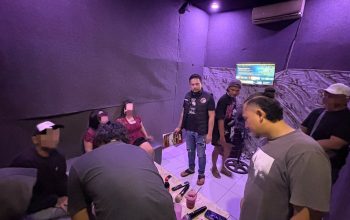 Persempit Ruang Gerak Penyalahgunaan Narkoba, Satresnarkoba Polres Magetan Razia Kafe dan Karaoke