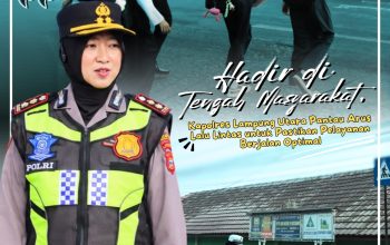 Hadir di Tengah Masyarakat, Kapolres Lampung Utara Pantau Arus Lalu Lintas, Pastikan Pelayanan Berjalan Optimal