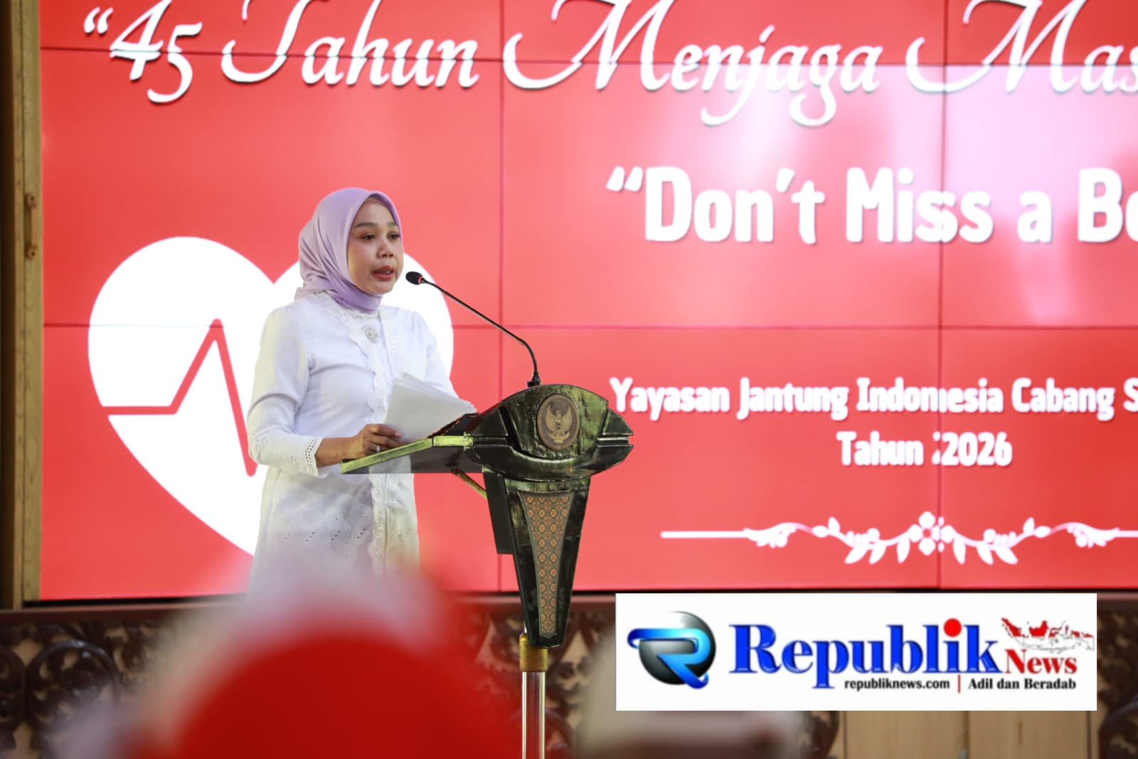Foto: lewat hidup sehat ,YJI Sidoarjo ajak masyarakat cegah penyakit jantung sejak dini .
