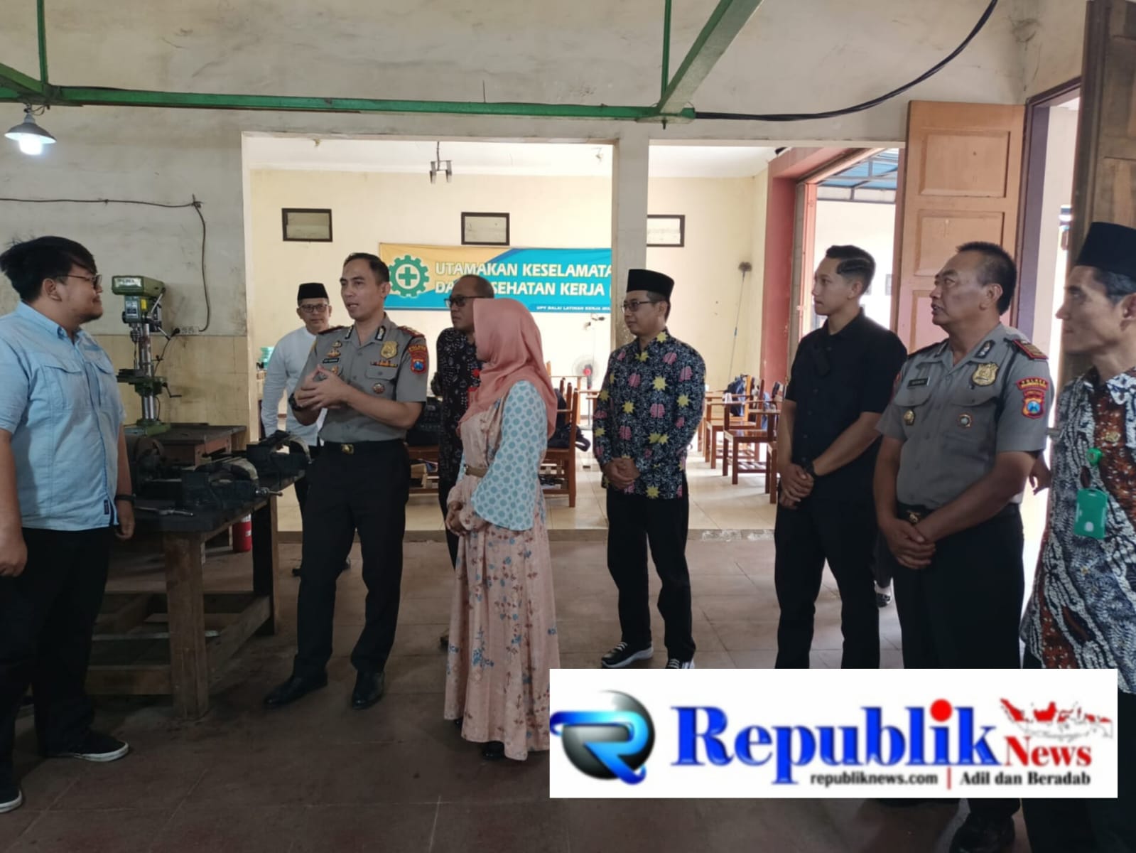 Foto: Peduli masa depan masyarakat,Polres Mojokerto kota jajaki peluang kerja melalui program Polri Peduli Pengangguran.