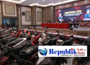Foto : Barang bukti yang diamankan polisi.