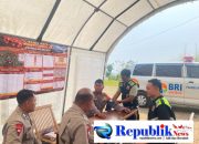 Foto: Polres Mojokerto cek kesehatan,dukung fisik prima Personel Brimob siaga Karhutla Gunung Arjuno-Welirang.