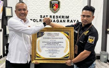 LANA APRESIASI KASAT RESKRIM POLRES NAGAN RAYA ATAS PENGUNGKAPAN DUGAAN PENYALAHGUNAAN BBM BERSUBSIDI