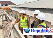 Foto : Wabup mimik sidak proyek RSUD Notopuro.