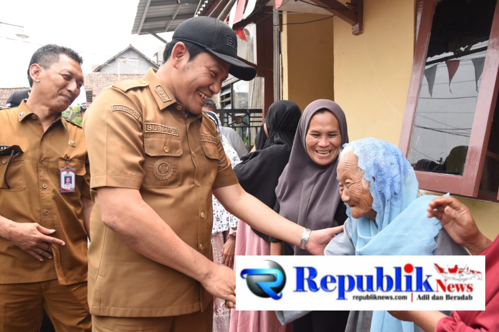 Foto: Bupati Subandi sidak RTLH perbaikan dimulai November.