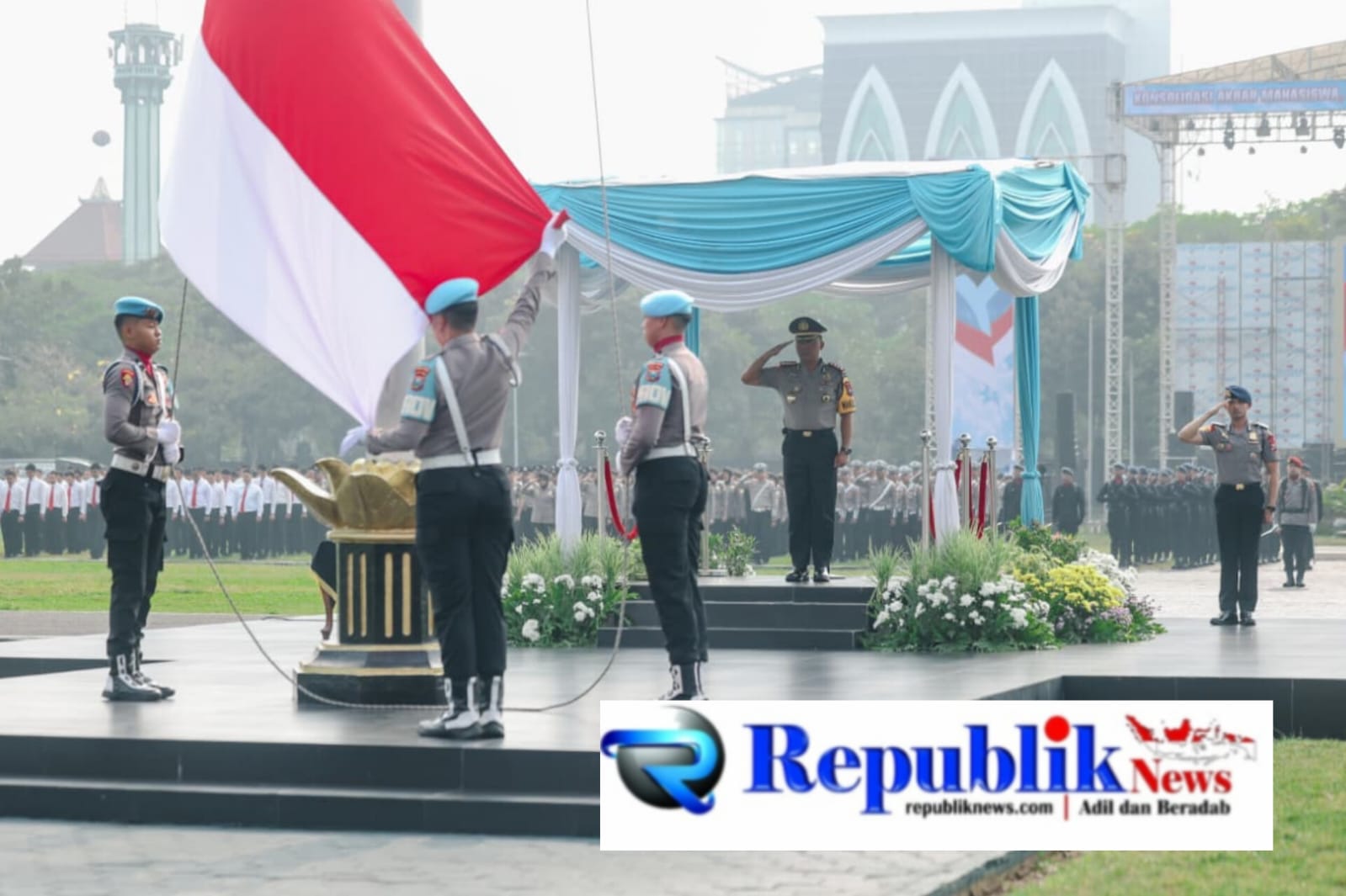 Foto: Hari Sumpah Pemuda ke-98 ,Polda Jatim ajak generasi muda hidupkan semangat Patriotik ,gigih dan berempati.