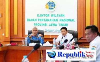 Foto: Bupati Subandi melakukan kunjungan kerja ke kantor wilayah BPN provinsi Jawa Timur.