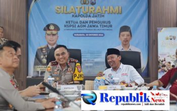 Foto: Perkuat sinergi ,Kapolda Jatim gelar silaturahmi dengan DPD KSPSI AGN Jawa Timur.