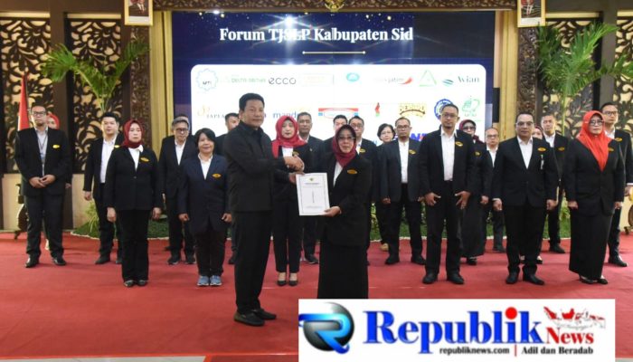 Bupati Subandi Kukuhkan Forum TJSLP Sidoarjo, Dorong CSR Dukung Pembangunan Daerah